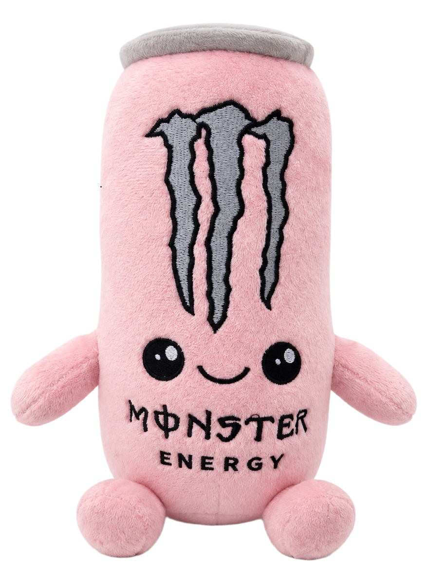 Różowy pluszak Monster Energy